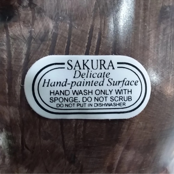 Vintage Sakura Ceramic Brown Bear Trinket Box Lid Rustic Cabin Hand Painted - Picture 9 of 10